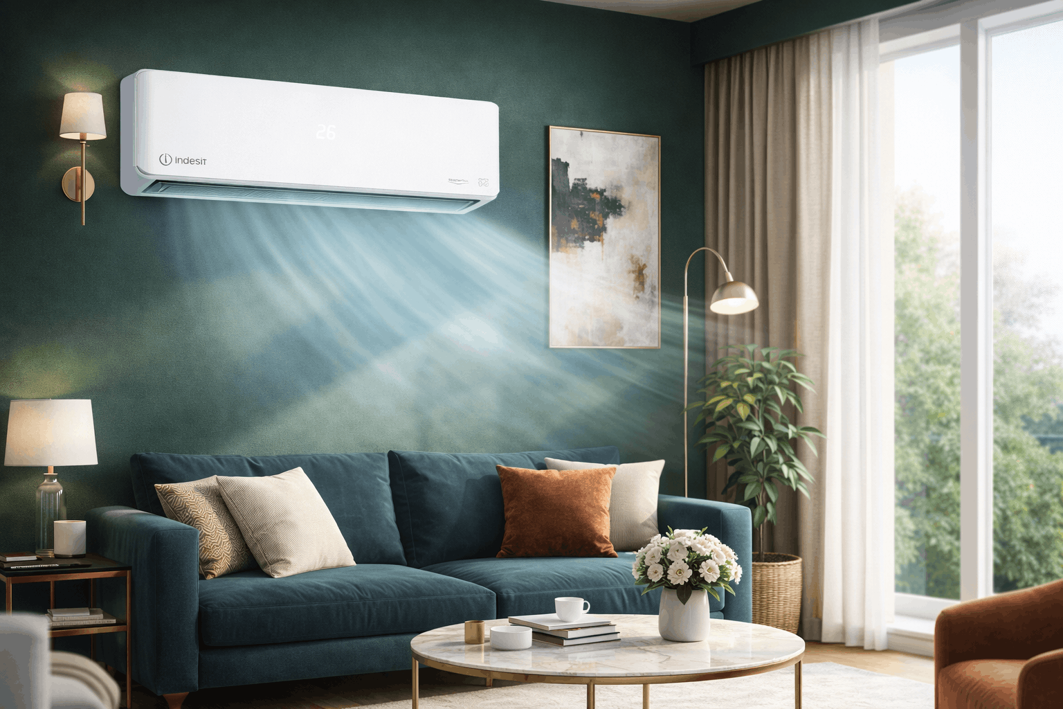 Climatiseur INDESIT 9000 BTU  Inverter Chaud Froid